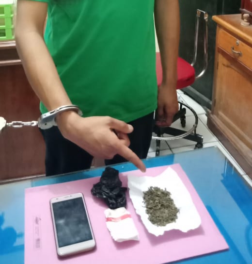 Barang bukti kejahatan penyalahgunaan narkoba di jajaran Polres Solok